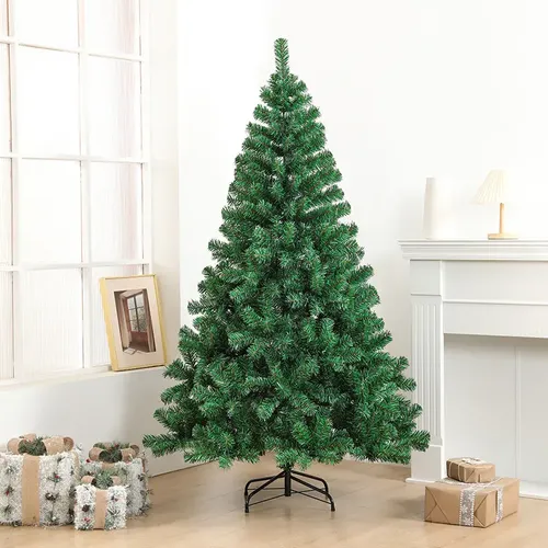 Árvore De Natal  Cheia Pinheiro Nevada Premium 1,50m Luxo Verde Nevada