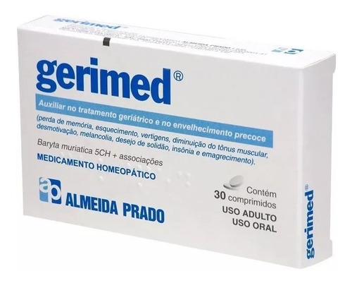 Gerimed 30 Comprimidos - Ap - Almeida Prado