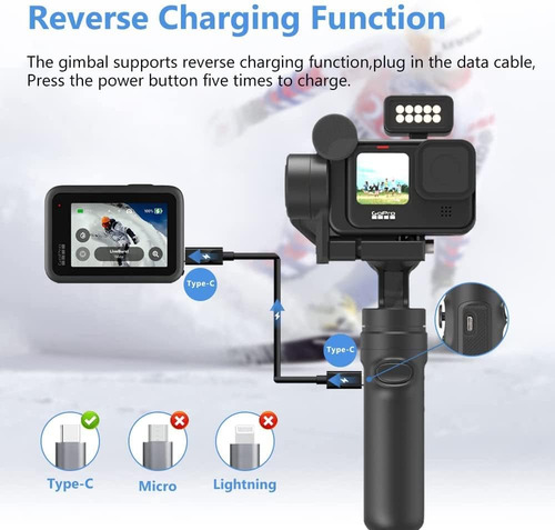 Inkee Falcon Plus - Estabilizador De Cardán Para Cámara De A