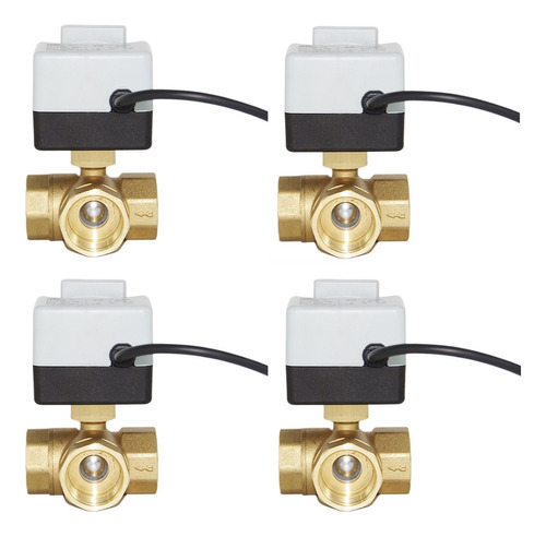 4 Pcs Válvula De Bola Eléctrica Dn40 Actuador De Válvula