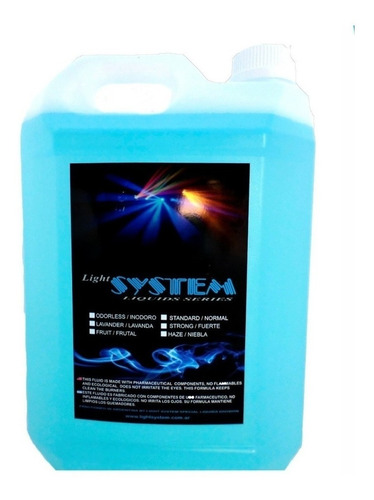 Liquido Maquina Humo Aroma Lavanda Bidon 5 Lts Light System