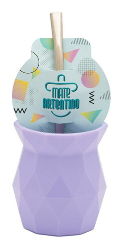 Imagen 7 de 10 de 4 Mate Moderno Facetado Pastel Bombilla Acero Limpia Fácil