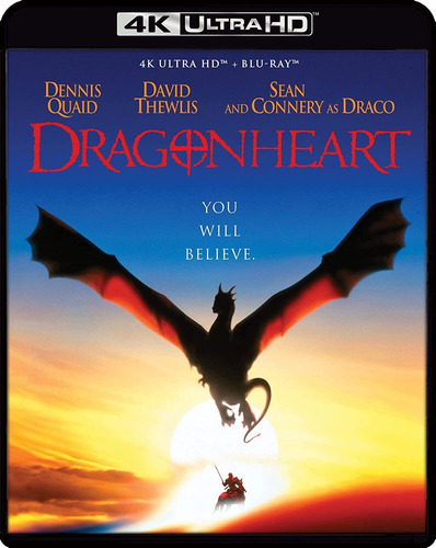 4k + Bluray Coração De Dragão - Dennis Quaid - Lacrado