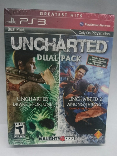 Juego Ps3 Original Uncharted Dual Pack, Nuevo Sellado