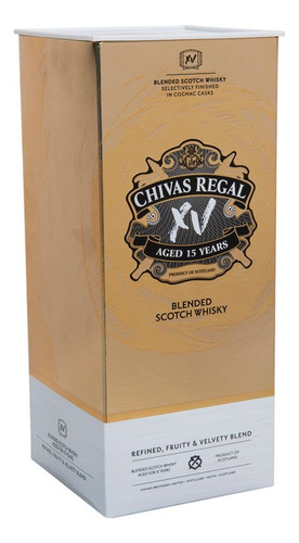 Whisky Chivas Regal Xv Clear 15 Años 1 Litro 1 Litro 