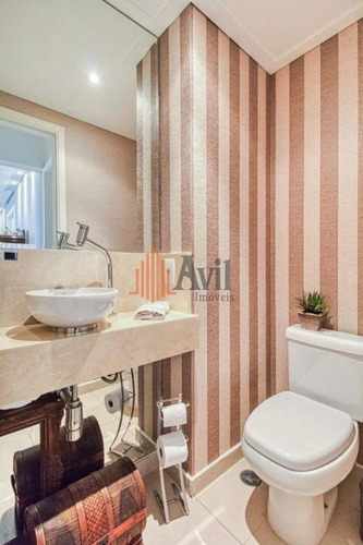 Imagem 10 de 15 de Apartamento Com 3 Dormitórios À Venda, 225 M² Por R$ 2.800.000 - Tatuapé - São Paulo/sp Porteira Fec - Av5094