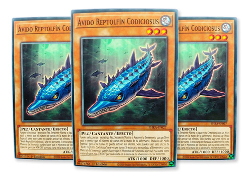 Yugi-oh! Gluttonous Reptolphin Greethys Phra-en027 Comun