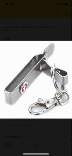 Imagen 3 de 6 de Llavero De Acero Victorinox Multiclip