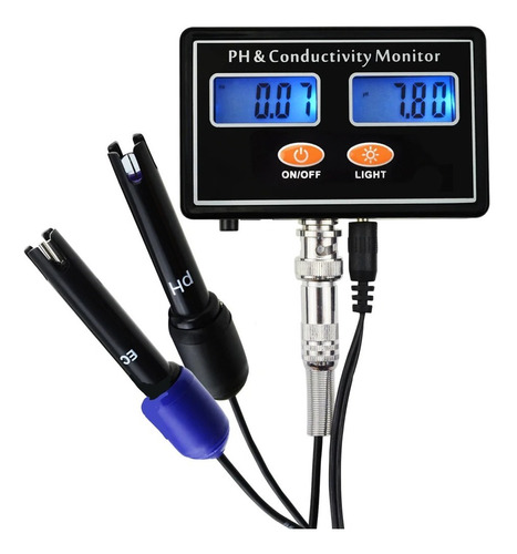 Medidor Controlador Conductividad Ec Ph Monitor Digital