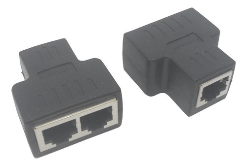 Kit 2 Conector Divisor Rj45 Fêmea 1x2 Rj45 Fêmea Mu 29