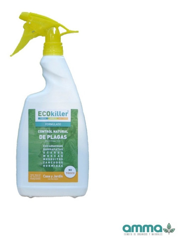 Ecokiller Repelente Orgánico Formulado Casa Jardín 946ml