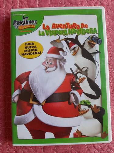 Dvd Pinguinos De Madagascar Aventura De La Víspera Navideña