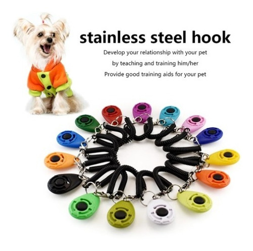 Imagen 5 de 6 de Obediencia Canina Corrige Perro Mascota Clicker Llavero Prac