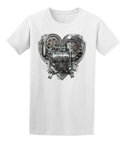 Corazón Robot Mecánico Camiseta De Hombre