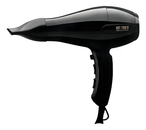 Secador De Pelo Profesional Hot Tools Turbo Ionico 2200w Color Negro