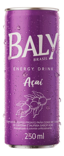 Energético Açaí Baly Lata 250ml