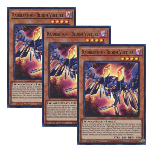 Yugioh! X3 Raidraptor - Bloom Vulture - Phni (super) Tercia