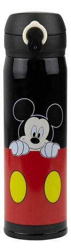 Garrafa Térmica Preta Mickey Mouse 400ml  Disney