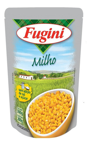 Milho Verde Em Conserva Fugini Sache 200 G