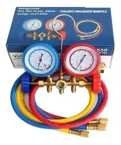 Manifold Ar Split Gás R12 R22 R404a R134a Ar Condicionado