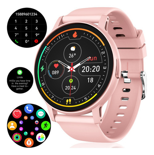 Smart Watch Mujer Moda Bluetooth Llamda Sencillo Smartwatch