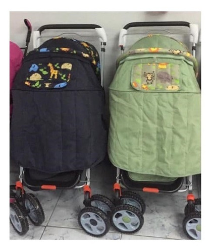 Coche Para Bebé Cobretodo Con Mango Reversible Marca Daming
