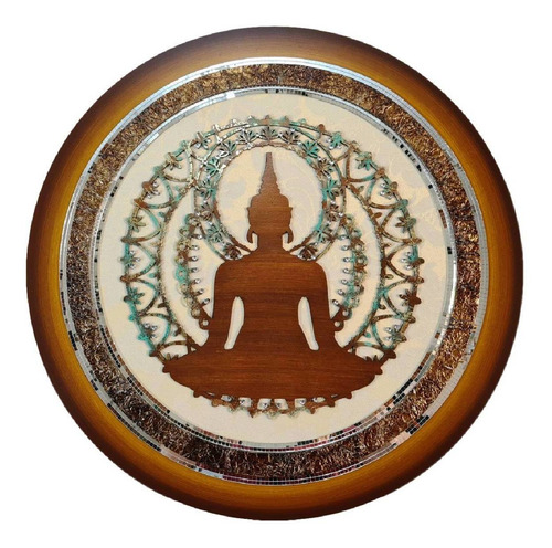 Quadro Decorativo Mandala Buda 65cm Decoração Sala Parede