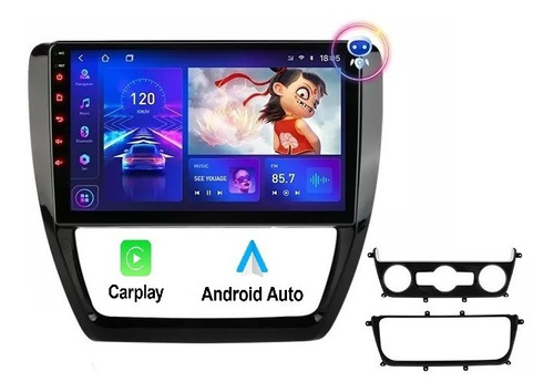 Estéreo Android Vw Jetta 2011-2018 Gps Usb Bt Wifi 32 Gb Cp