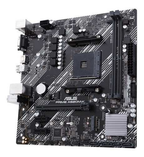Tarjeta Madre Amd Asus Prime A520m-k Am4 Ddr4 Pcie 3.0 X16