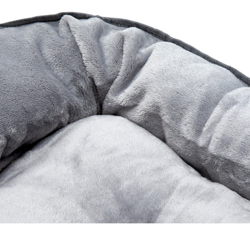 Cama Samba Para Perros Pequeños Color Gris Claro