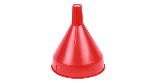 Wirthco 32002 Funnel King Red Safety Funnel With Screen-stra