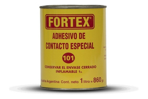 Cemento Adhesivo Contacto Especial C 101 1 Kg Fortex - Mm