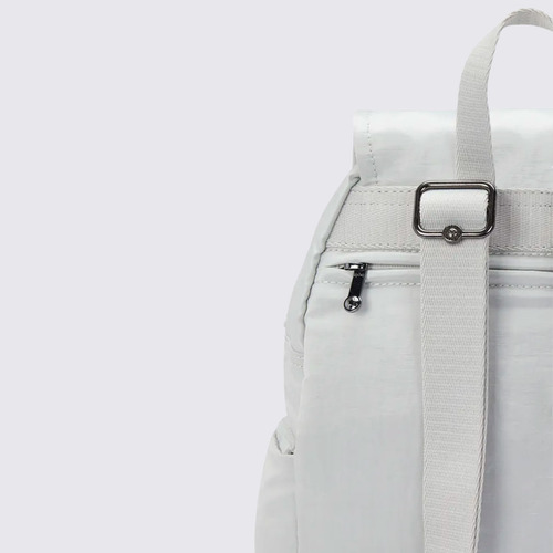 Mochila Kipling City Zip S Prata I44308el