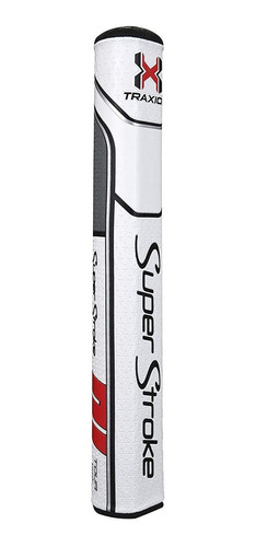 Grip Golf Putter Superstroke Traxion Tour 1.0 Gris Rojo