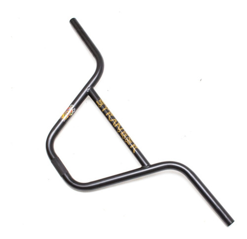 Imagen 5 de 10 de Manubrio Stranger Bmx Zia 9,50 Full Cromo Negro Profesional