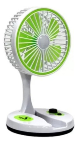Mini Ventilador Portatil Recargable Con Linterna