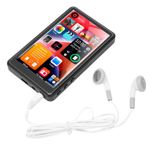 Reproductor De Mp3 Pantalla Táctil Completa De 4 Pulgadas