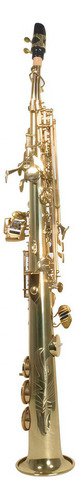 Saxofon Soprano Tonalidad Bb Llave De F# Wesner Sss1000-g