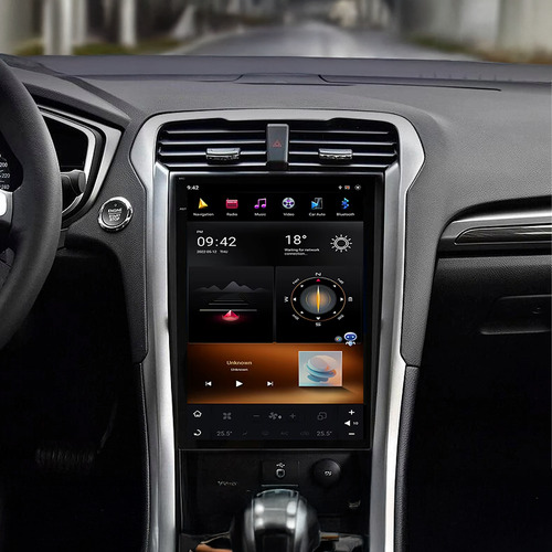 Multimídia Ford Fusion 2013 14 15 16 17 18 19 V2 Tesla 12.1