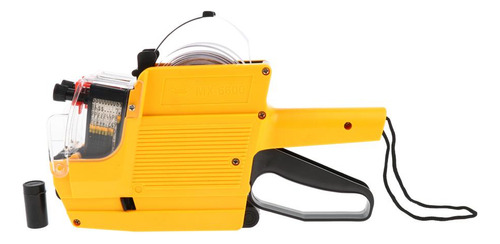 Mx-6600 10 Dígitos 2 Líneas Etiqueta De Precio Amarillo