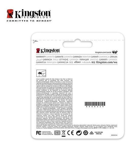 Imagen 4 de 4 de Memoria Micro Sd 32 Gb Kingston Clase 10 Original Chacao