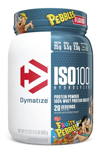 Dymatize Iso100 Proteína Hidrolizada En Polvo, 100% Aislado 