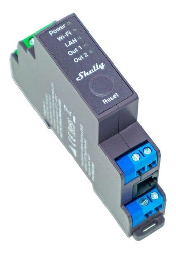 Imagen 2 de 4 de Shelly Pro 2 - Relé Wifi Iot Profesional - Riel Din