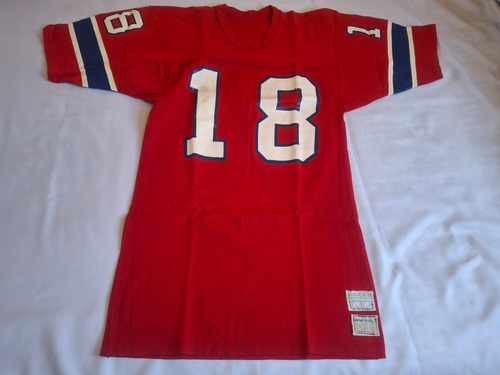 Jersey Nfl Pats Patriotas Sand Knit Vintage De Juego Mediano