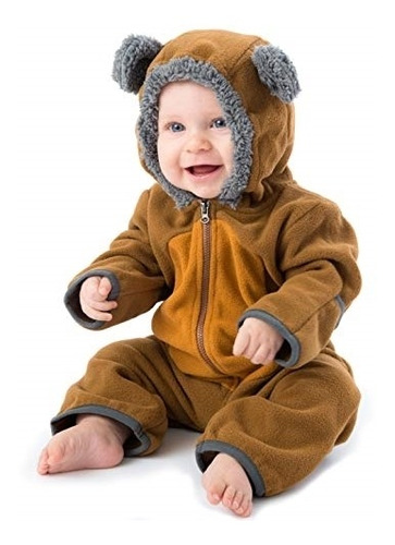 Ropa Para Bebé Pijama De Forro Polar Oso Talla 0-3 Meses