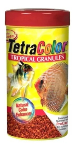 Alimento Peces Tetra Color Gránulos 75gr Tropicales Discus