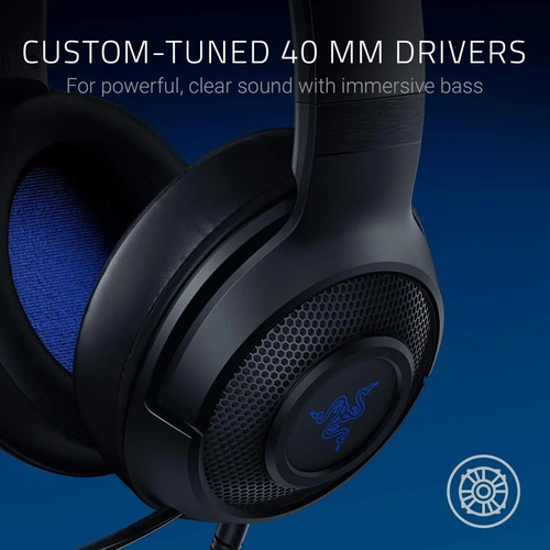 Imagen 5 de 7 de Auriculares Gamer Razer Kraken X Console Green Ps4 Ps5 Xbox