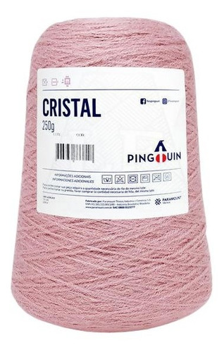 Lã Cristal Cone (pastel Rose - 3391)