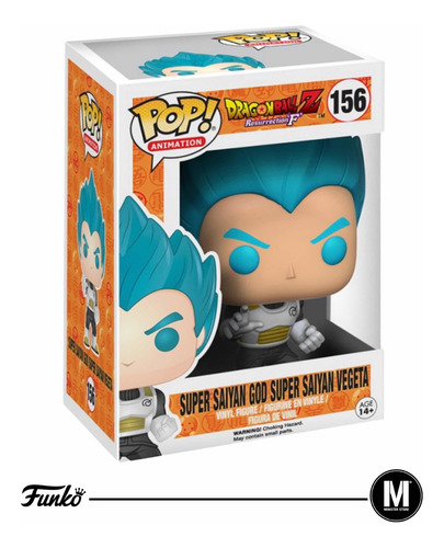 Funko Pop Dbz Super Saiyan God Super Saiyan Vegeta Ssgss W/p