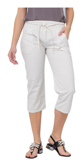 Cambio Pantalon capri blanc style d\u00e9contract\u00e9 Mode Pantalons Pantalons capri 